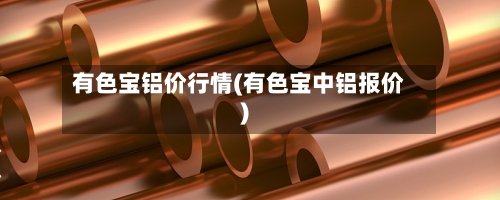 有色宝铝价行情(有色宝中铝报价)