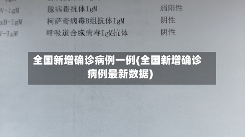 全国新增确诊病例一例(全国新增确诊病例最新数据)-第3张图片