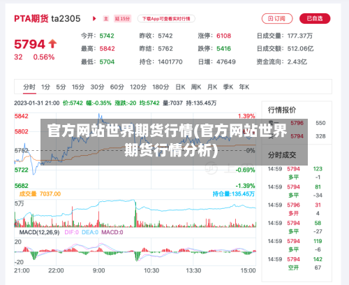 官方网站世界期货行情(官方网站世界期货行情分析)-第2张图片