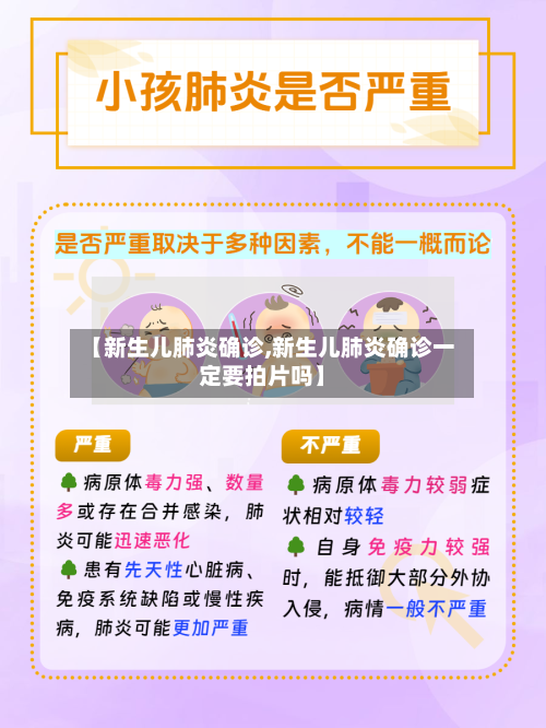 【新生儿肺炎确诊,新生儿肺炎确诊一定要拍片吗】