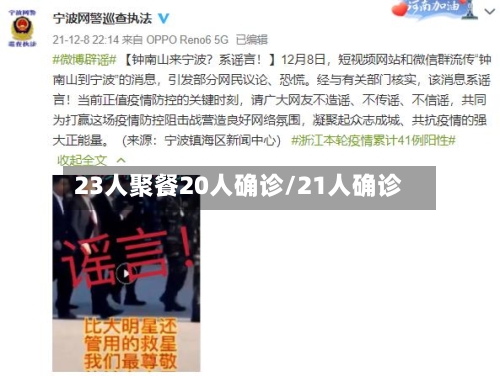 23人聚餐20人确诊/21人确诊