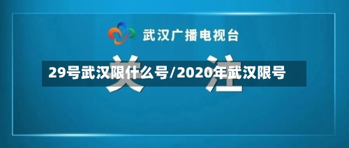 29号武汉限什么号/2020年武汉限号-第1张图片