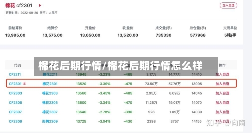 棉花后期行情/棉花后期行情怎么样-第1张图片