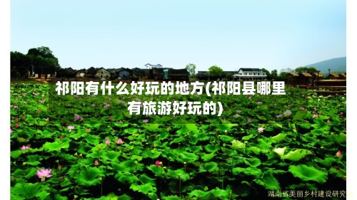 祁阳有什么好玩的地方(祁阳县哪里有旅游好玩的)