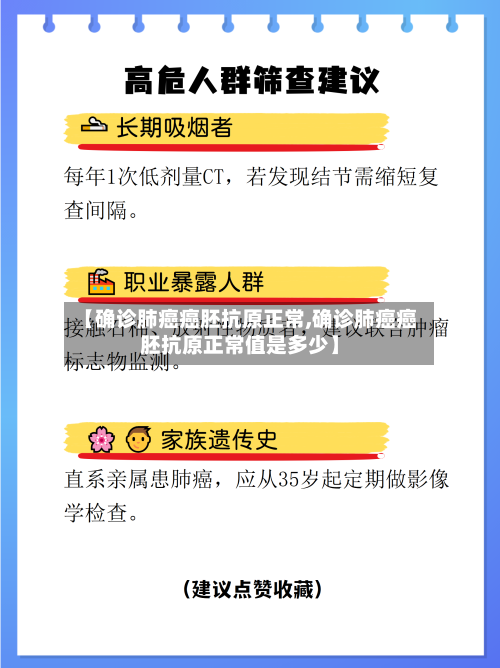 【确诊肺癌癌胚抗原正常,确诊肺癌癌胚抗原正常值是多少】