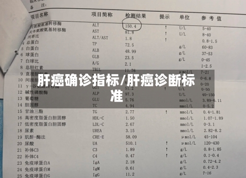 肝癌确诊指标/肝癌诊断标准-第2张图片