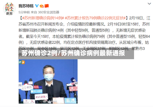 苏州确诊2例/苏州确诊病例最新通报-第2张图片