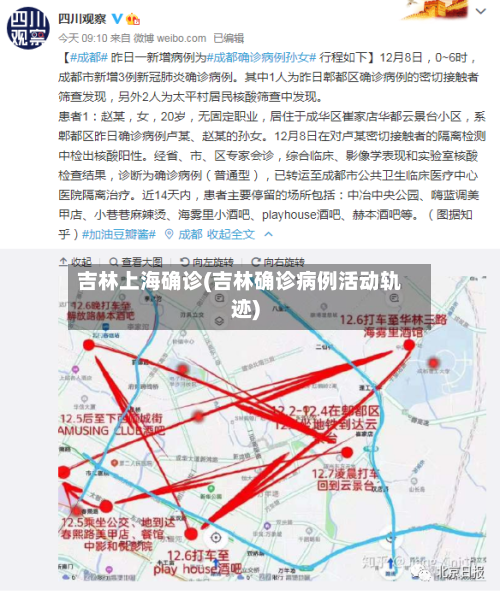 吉林上海确诊(吉林确诊病例活动轨迹)-第2张图片