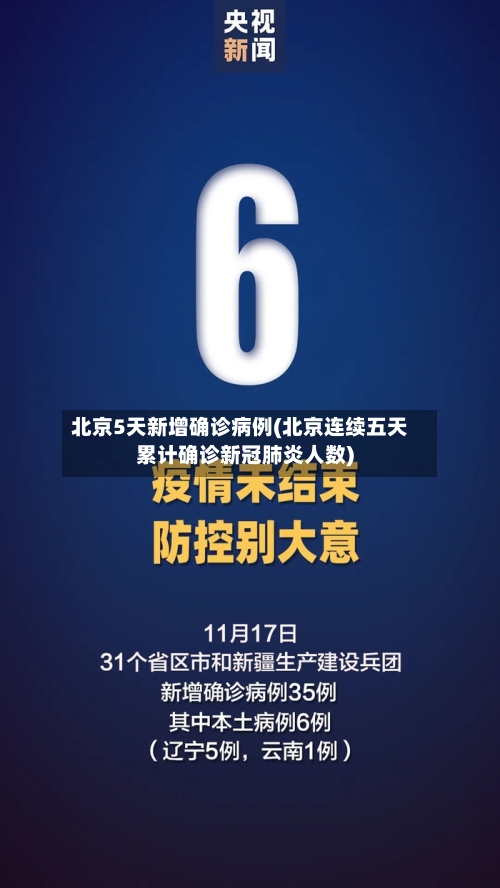 北京5天新增确诊病例(北京连续五天累计确诊新冠肺炎人数)-第3张图片