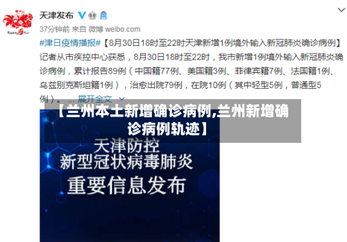 【兰州本土新增确诊病例,兰州新增确诊病例轨迹】-第3张图片