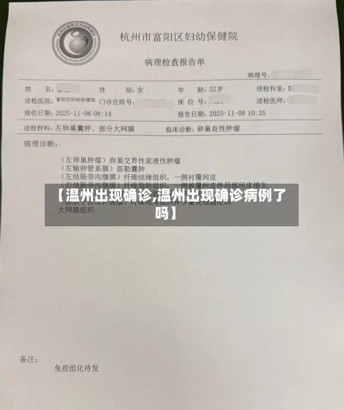 【温州出现确诊,温州出现确诊病例了吗】-第3张图片