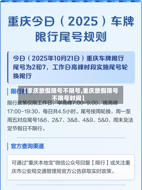 【重庆放假限号不限号,重庆放假限号不限号时间】