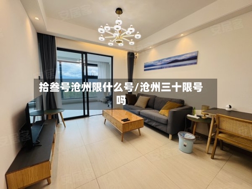 拾叁号沧州限什么号/沧州三十限号吗-第2张图片