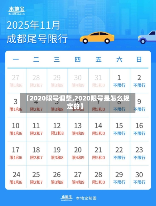 【2020限号调整,2020限号是怎么规定的】