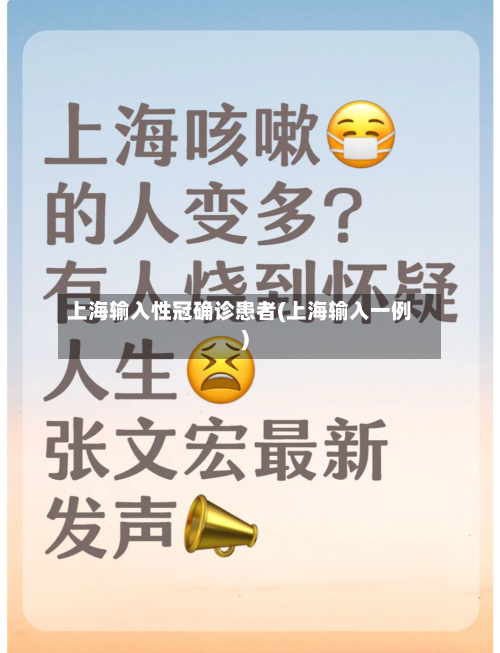 上海输入性冠确诊患者(上海输入一例)
