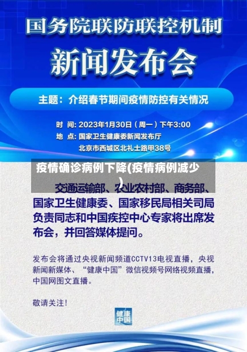 疫情确诊病例下降(疫情病例减少)