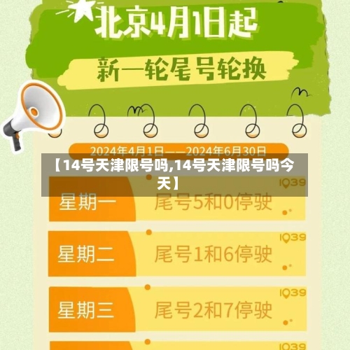 【14号天津限号吗,14号天津限号吗今天】-第3张图片