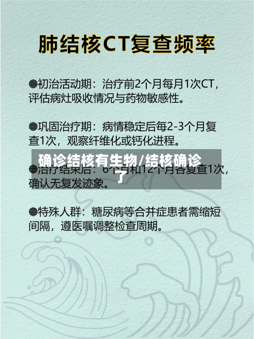 确诊结核有生物/结核确诊了