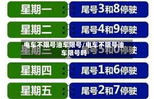 电车不限号油车限号/电车不限号油车限号吗