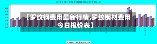【罗纹钢费用最新行情,罗纹钢材费用今日报价表】