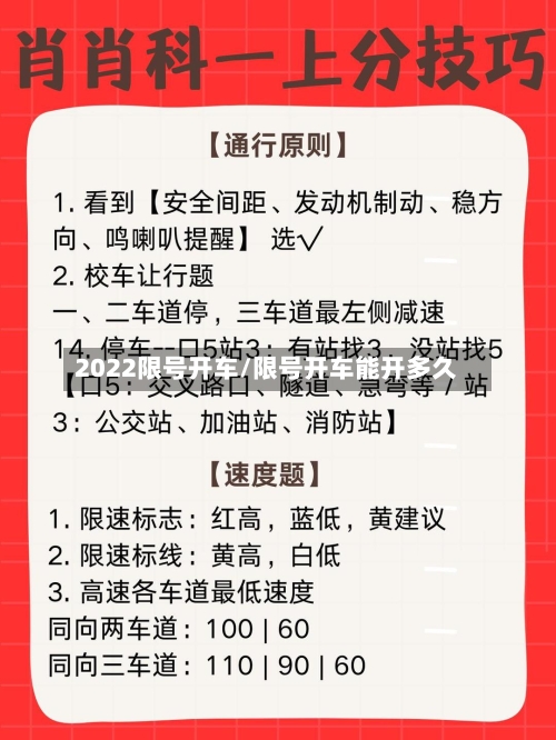 2022限号开车/限号开车能开多久-第3张图片