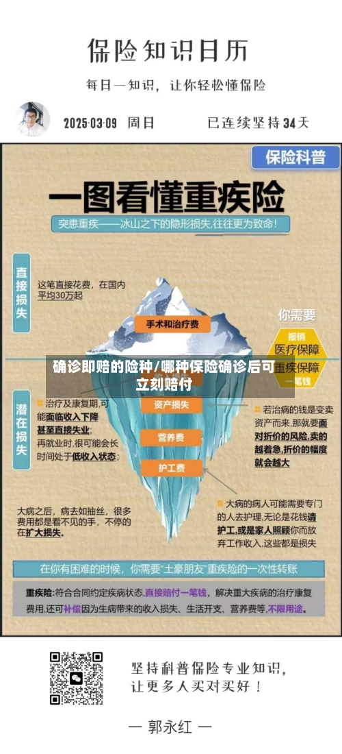 确诊即赔的险种/哪种保险确诊后可立刻赔付