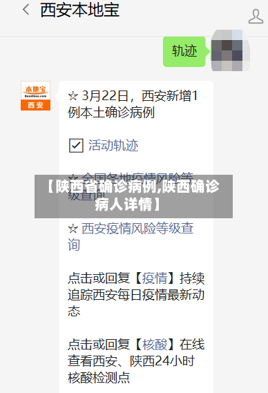【陕西省确诊病例,陕西确诊病人详情】-第2张图片