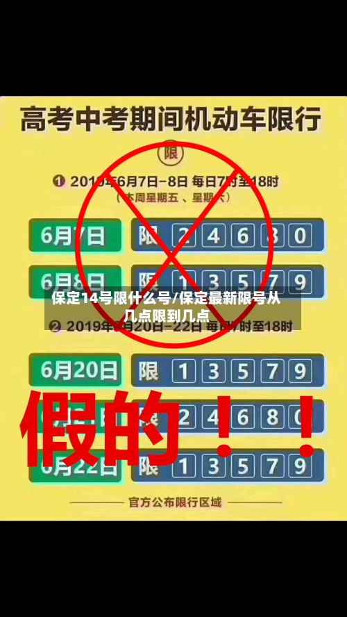 保定14号限什么号/保定最新限号从几点限到几点