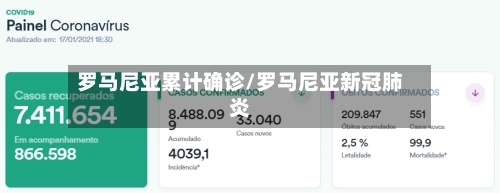 罗马尼亚累计确诊/罗马尼亚新冠肺炎