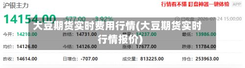 大豆期货实时费用行情(大豆期货实时行情报价)-第2张图片