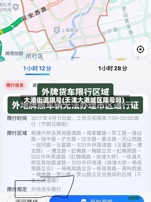 大港街道限号(天津大港城区限号吗)-第1张图片