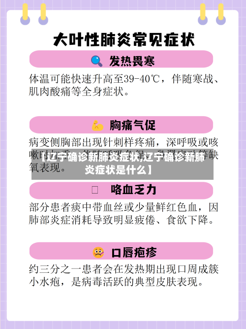 【辽宁确诊新肺炎症状,辽宁确诊新肺炎症状是什么】-第2张图片
