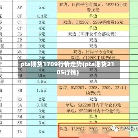 pta期货1709行情走势(pta期货2105行情)