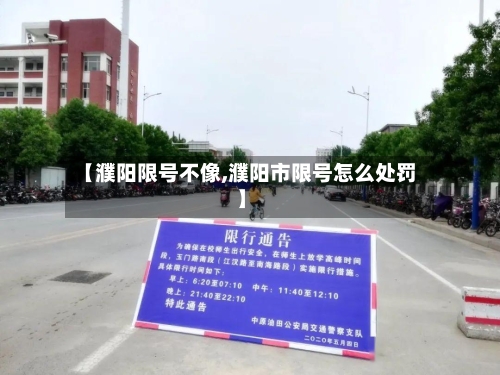 【濮阳限号不像,濮阳市限号怎么处罚】-第2张图片