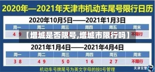 【增城是否限号,增城市限行吗】-第2张图片
