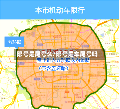 限号是尾号么/限号是车尾号吗