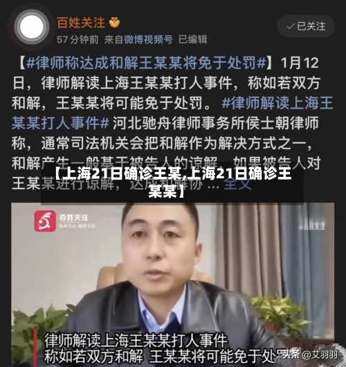 【上海21日确诊王某,上海21日确诊王某某】-第3张图片