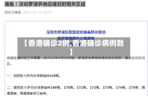 【香港确诊2例,香港确诊病例数】-第3张图片