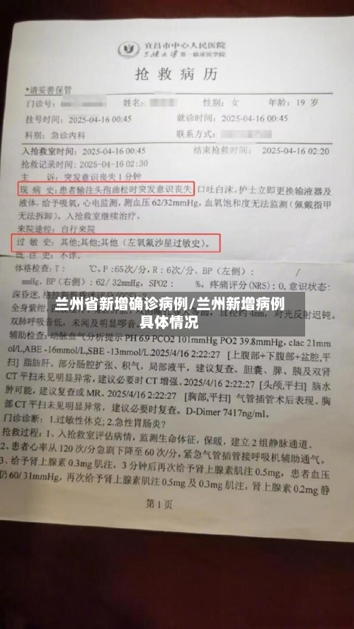 兰州省新增确诊病例/兰州新增病例具体情况