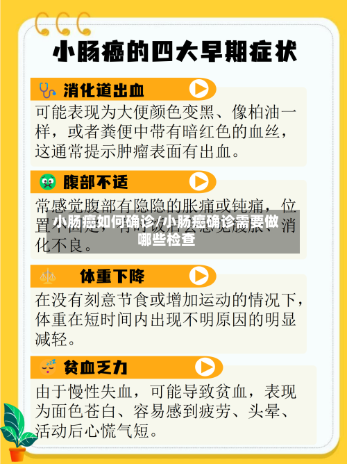 小肠癌如何确诊/小肠癌确诊需要做哪些检查