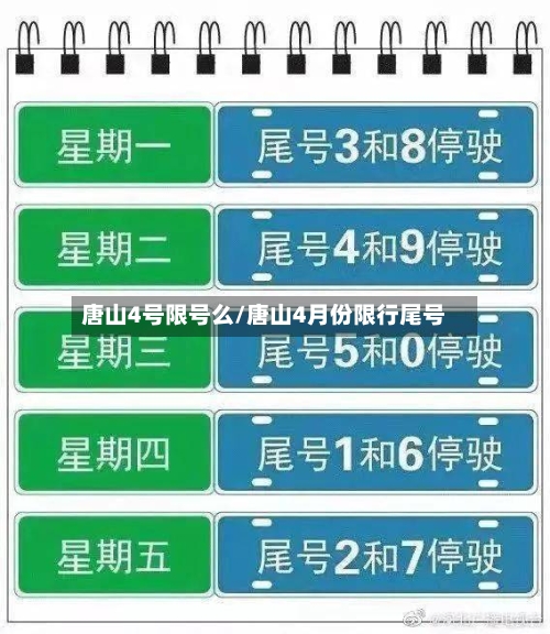 唐山4号限号么/唐山4月份限行尾号