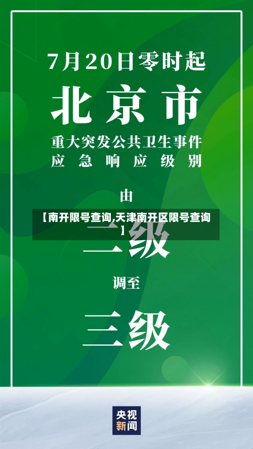 【南开限号查询,天津南开区限号查询】-第2张图片