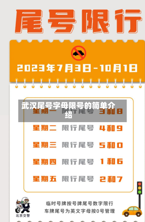 武汉尾号字母限号的简单介绍