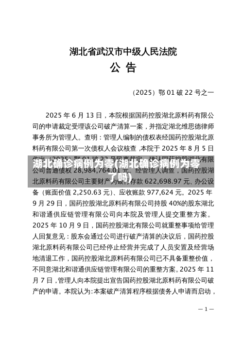 湖北确诊病例为零(湖北确诊病例为零了吗)