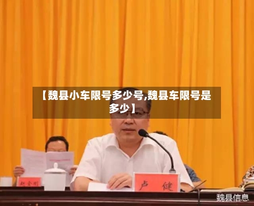 【魏县小车限号多少号,魏县车限号是多少】-第2张图片