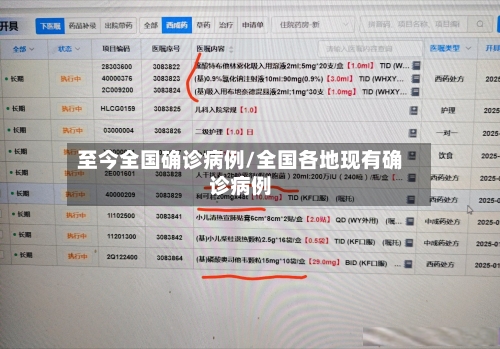 至今全国确诊病例/全国各地现有确诊病例