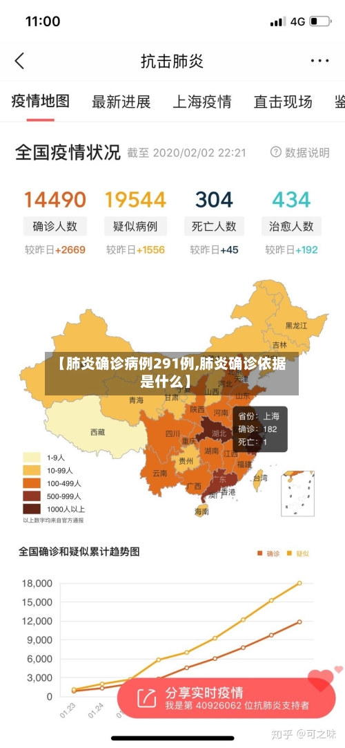 【肺炎确诊病例291例,肺炎确诊依据是什么】