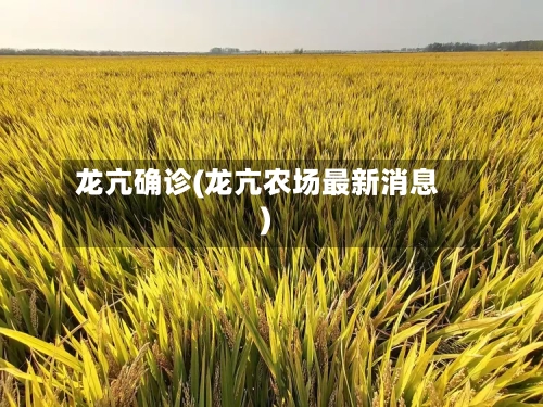 龙亢确诊(龙亢农场最新消息)