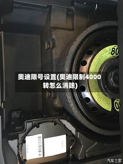 奥迪限号设置(奥迪限制4000转怎么消除)