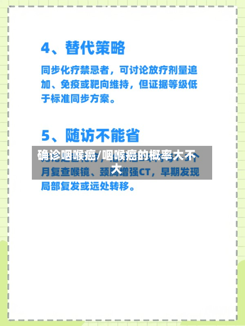 确诊咽喉癌/咽喉癌的概率大不大-第3张图片